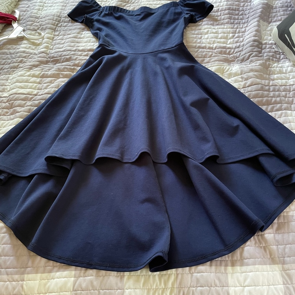 Off the shoulder Windsor blue homecoming dress S